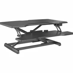 Lorell® Electric Monitor Desk Riser With Wireless Charging Pad, 20