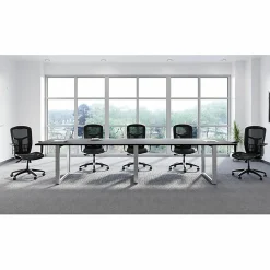 Lorell® Ergomesh High-Back Multifunction Chair, Black