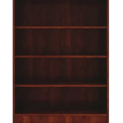 Lorell® Essentials 48"H 4-Shelf Bookcase, Cherry