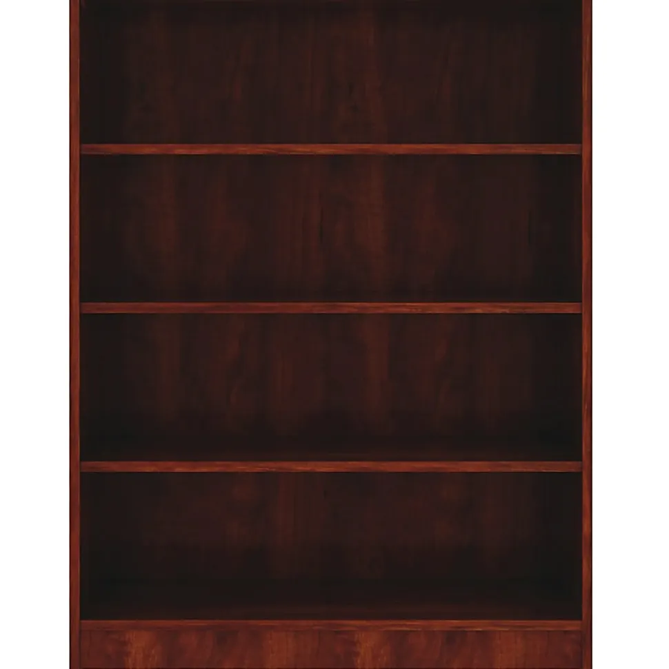 Lorell® Essentials 48"H 4-Shelf Bookcase, Cherry