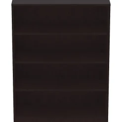 LorellĀ® Essentials 48"H 4-Shelf Bookshelf, Espresso