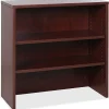 Lorell® Essentials Series Stack-On Modular Shelving Bookcase, 36"H x 36"W x 15"D, Mahogany