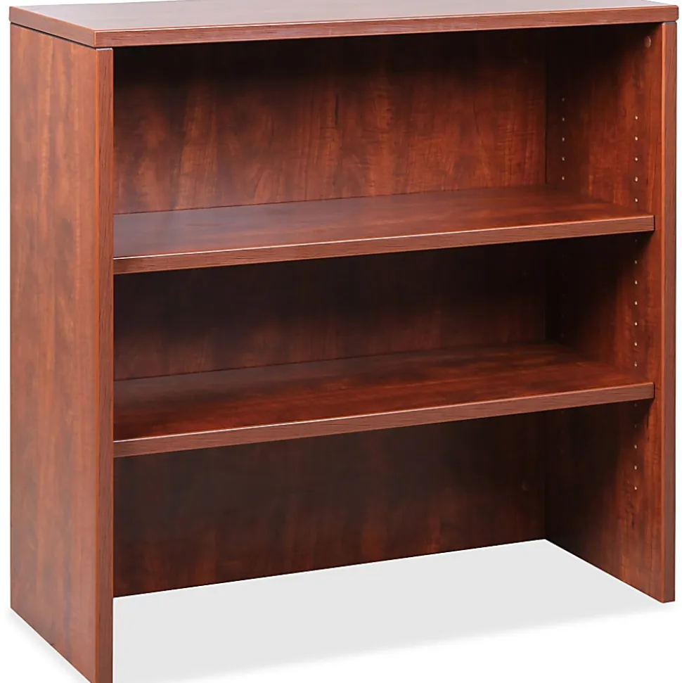 Lorell® Essentials Series Stack-On Modular Shelving Bookcase, 36"H x 36"W x 15"D, Cherry