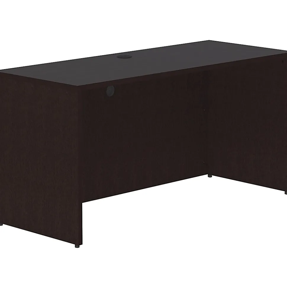 Lorell® Essentials 60"W Credenza Computer Desk, Espresso
