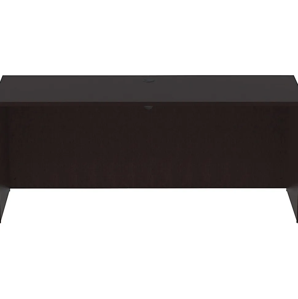 Lorell® Essentials 72"W Credenza Computer Desk, Espresso