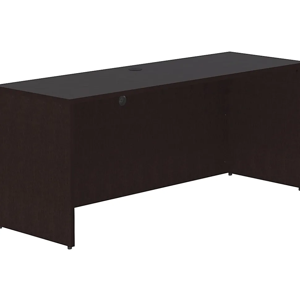 Lorell® Essentials 72"W Credenza Computer Desk, Espresso