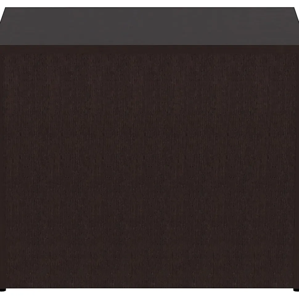 Lorell® Essentials 36"W 2-Door Storage Cabinet, Espresso