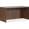 Lorell® Essentials 67"W Office Suite Computer Desk Shell, Walnut