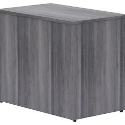 Lorell® Essentials 35"W x 22"D Lateral 2-Drawer File Cabinet, Weathered Charcoal
