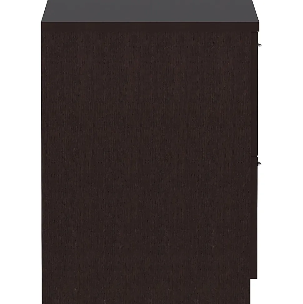 Lorell® Essentials 29-1/2"W x 22"D Lateral 2-Drawer File Cabinet, Espresso