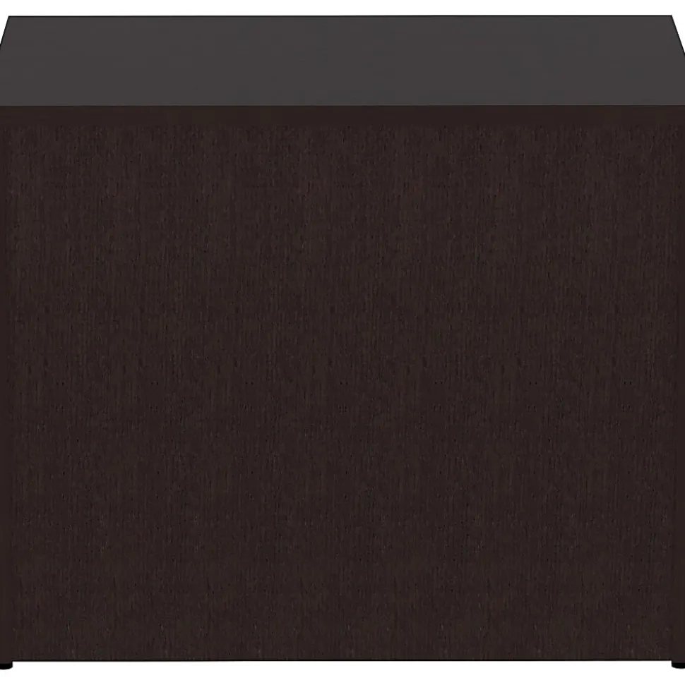 Lorell® Essentials 29-1/2"W x 22"D Lateral 2-Drawer File Cabinet, Espresso