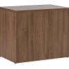 Lorell® Essentials 36"W x 22"D Lateral 2-Drawer File Cabinet, Walnut