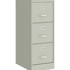 Lorell Fortress Series 22" Commercial-Grade Vertical File Cabinet - 15"x 22" Depth x 40.2" - 3x Drawer(s)  - 42298