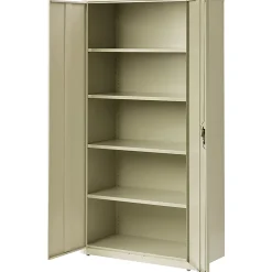 Lorell™ Fortress Series Steel Storage Cabinet, 5-Shelf, 18