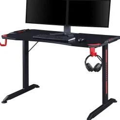 Lorell® Gaming 48"W Computer Desk, Black