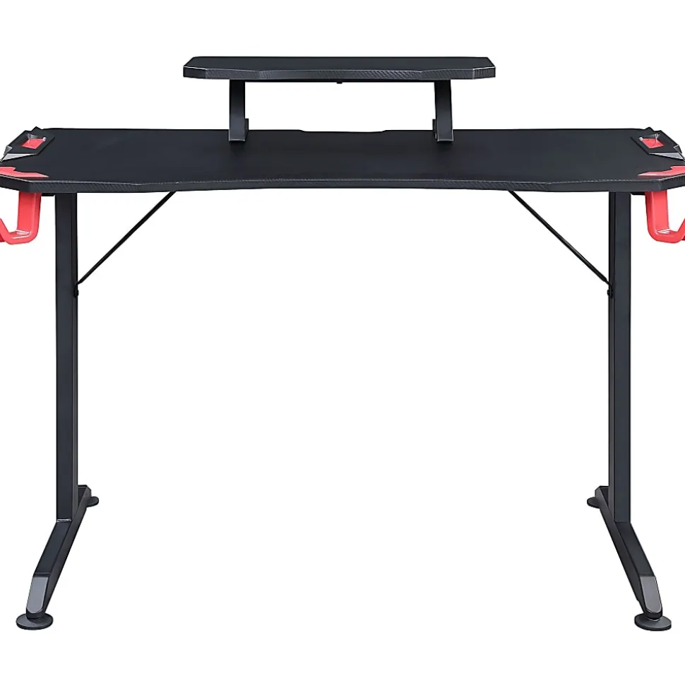 Lorell® Gaming 48"W Computer Desk, Black