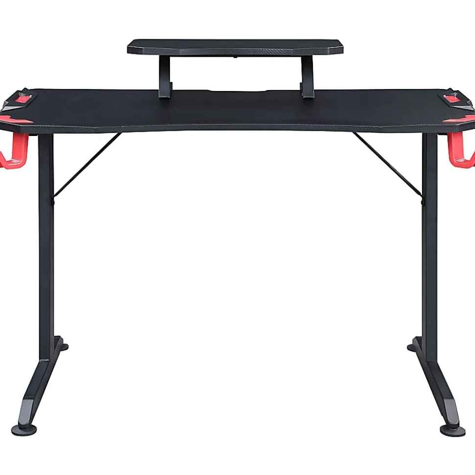 Lorell® Gaming 48"W Computer Desk, Black