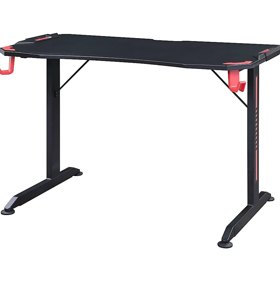 Lorell® Gaming 48"W Computer Desk, Black