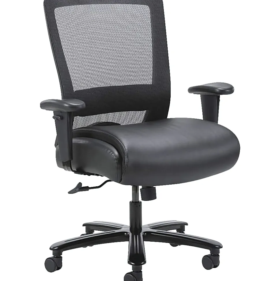 Lorell® Heavy-Duty High-Back Mesh Task Chair, Black
