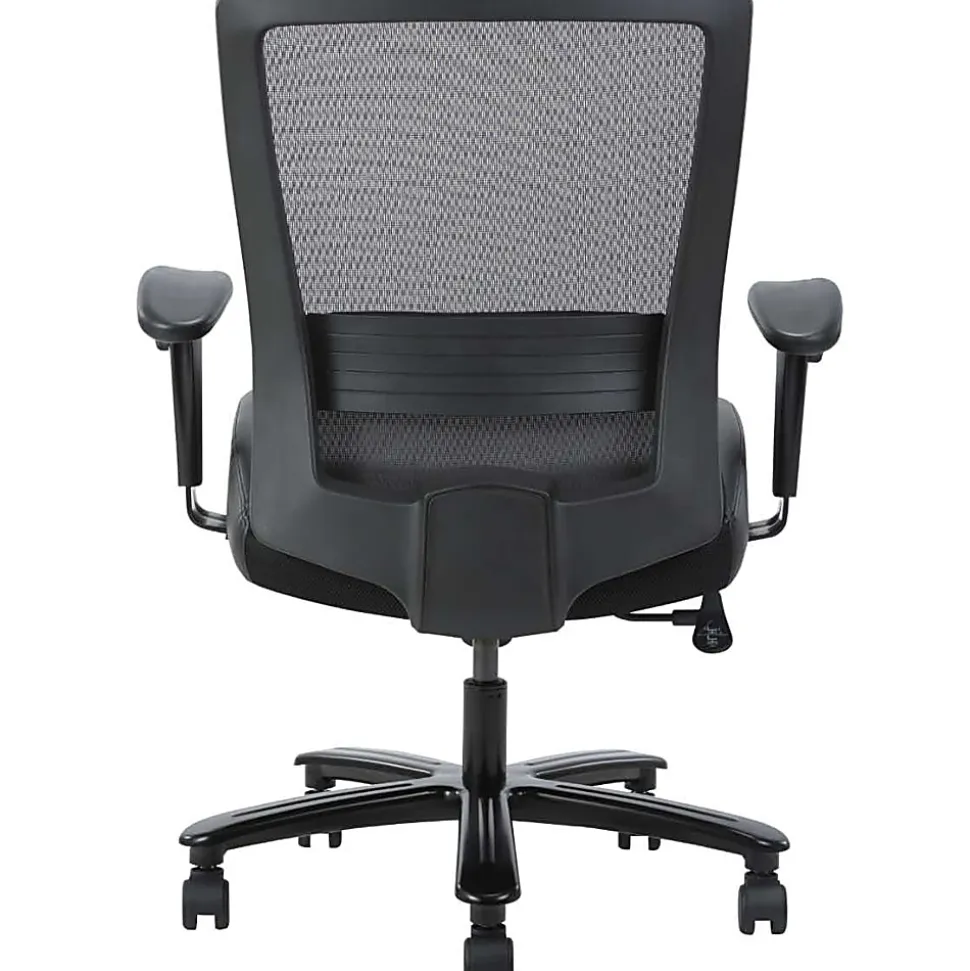 Lorell® Heavy-Duty High-Back Mesh Task Chair, Black