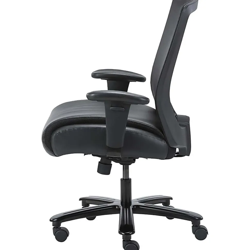 Lorell® Heavy-Duty High-Back Mesh Task Chair, Black