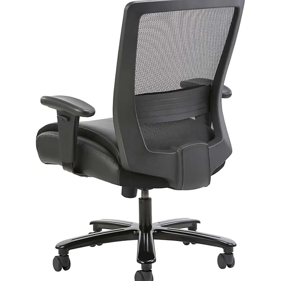 Lorell® Heavy-Duty High-Back Mesh Task Chair, Black