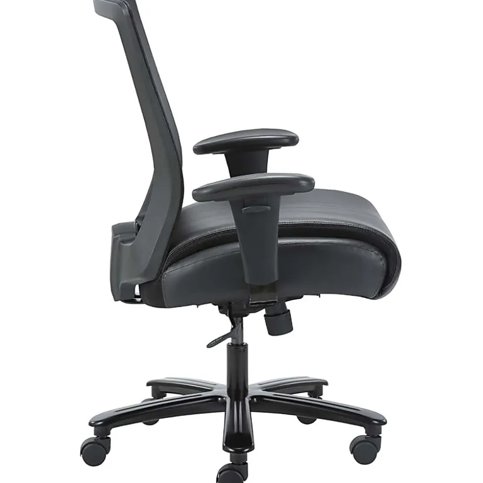 Lorell® Heavy-Duty High-Back Mesh Task Chair, Black