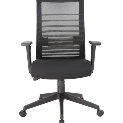 Lorell® Horizontal High-Back Mesh Task Chair, Black