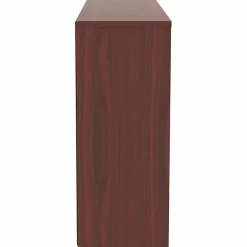 Lorell® 30"H 2-Shelf Bookcase, Mahogany