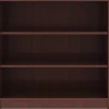 Lorell® 36"H 3-Shelf Bookcase, Mahogany