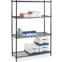 Lorell® Industrial Wire Shelving Starter Unit, 36