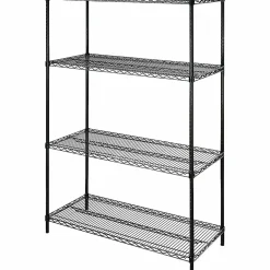 Lorell® Industrial Wire Shelving Starter Unit, 48