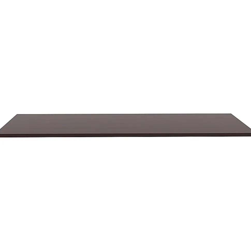 Lorell® Laminate Table Top, 72"W x 30"D, Espresso