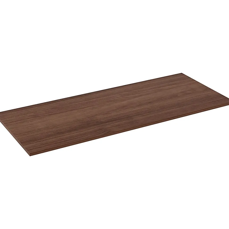 Lorell® Laminate Table Top, 72"W x 30"D, Walnut