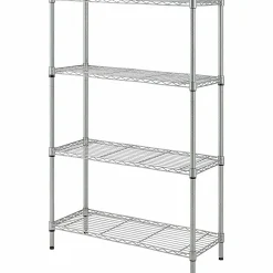 Lorell Light-Duty Wire Shelving, 4 Tier(s), 54