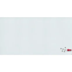 LorellĀ® Magnetic Dry-Erase Whiteboard, 48" x 96", White Finish Frame