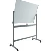 Lorell® Magnetic Dry-Erase Whiteboard Easel, 36" x 48", Aluminum Frame With Silver Finish