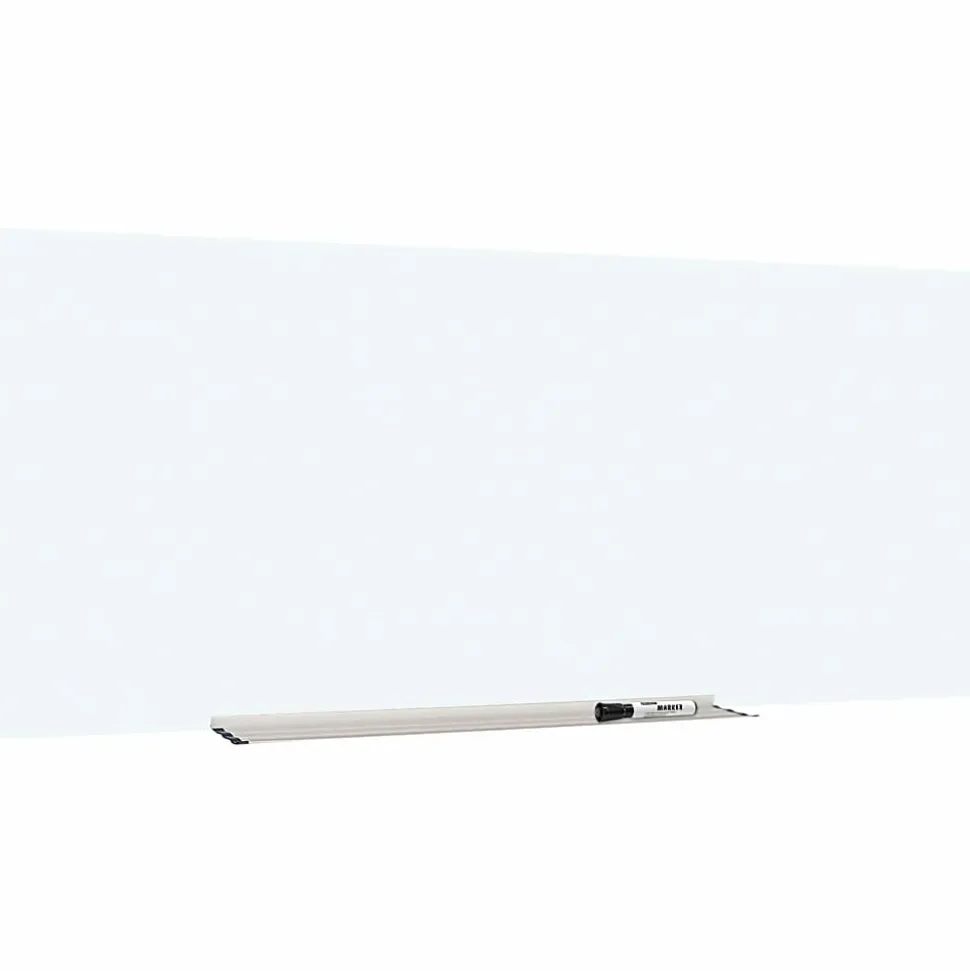 Lorell® Magnetic Unframed Dry-Erase Bulletin Whiteboard, 72" x 36", White