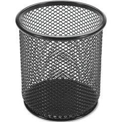 Lorell® Mesh Pencil Cup, 3 1/2