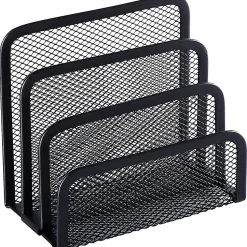 Lorell® Mesh Vertical Sorter, Black