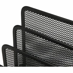 Lorell® Mesh Vertical Sorter, Black