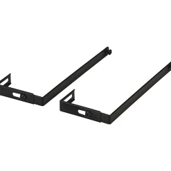 Lorell® Metal Cubicle Hangers, Black, Pack Of 2