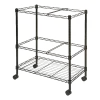 Lorell® Mobile Wire File Cart, 2-Tier, 26"W x 12-1/2"D x 30"H, Black