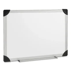 LorellĀ® Non-Magnetic Dry-Erase Whiteboard, 36" x 24", Aluminum Frame With Silver Finish