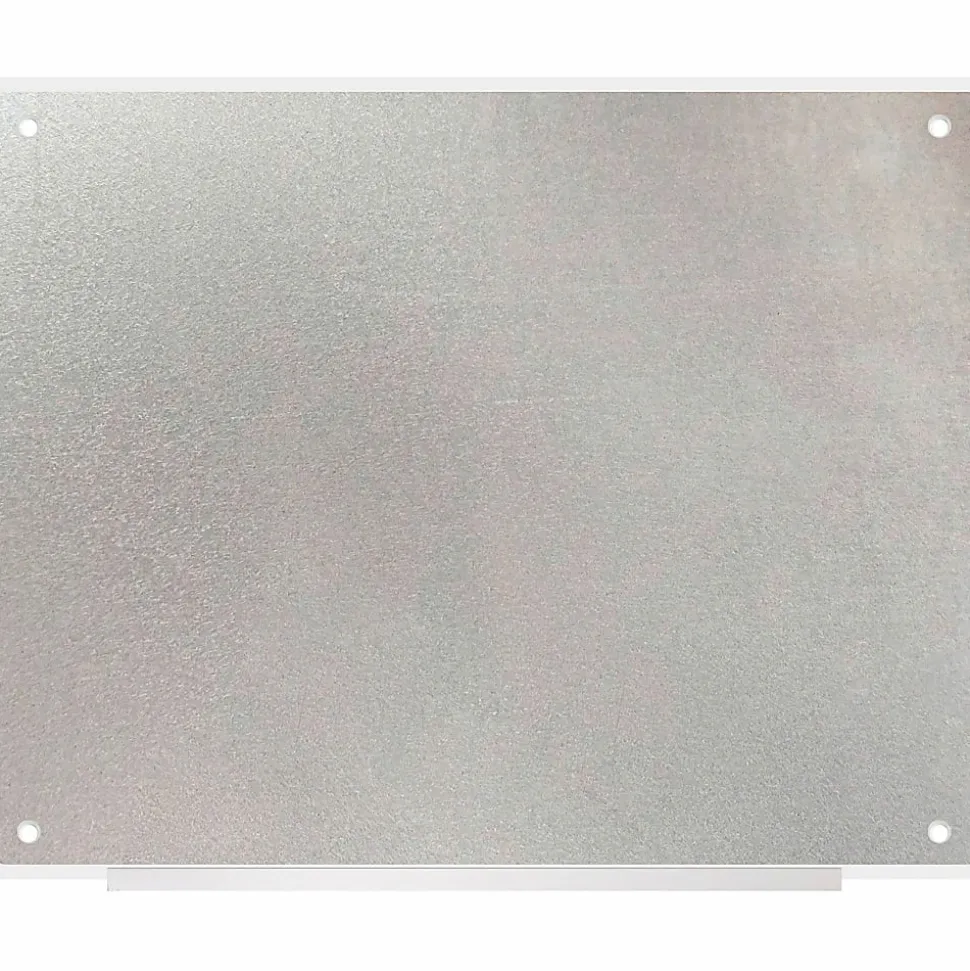 Lorell® Non-Magnetic Unframed Dry-Erase Glass Whiteboard, 48" x 36", Frost
