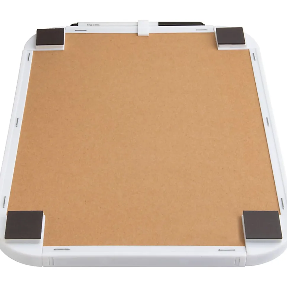 Lorell® Personal Dry-Erase Whiteboards, 11" x 8 1/2", Plastic Frame With White Finish, Pack Of 6