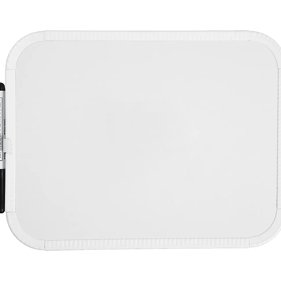 Lorell® Personal Dry-Erase Whiteboards, 11" x 8 1/2", Plastic Frame With White Finish, Pack Of 6