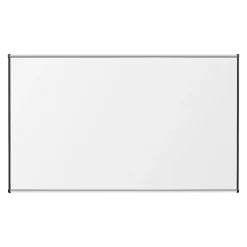 Lorell® Porcelain Unframed Dry-Erase Whiteboard, 48" x 72", Satin Aluminum Frame
