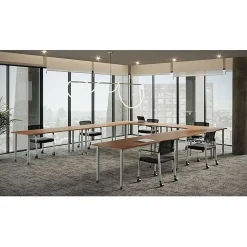Lorell® Quadro Sit-To-Stand Laminate Table Top, 72