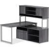 Lorell® Relevance Series Desk Top, 60"W x 29 1/2"D, Charcoal
